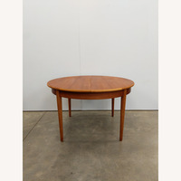 Vintage Mid Century Teak Extendable Dining Table