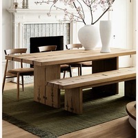 Crate & Barrel Natural Wood Dining Sets