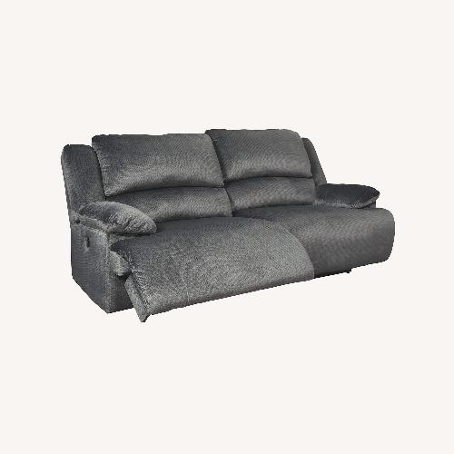 Used Ashley Furniture Dark Gray Fabric 2 Seater Sofa for sale on AptDeco