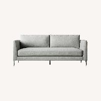 West Elm Vail Light Gray Fabric 3+ Seater Sofa