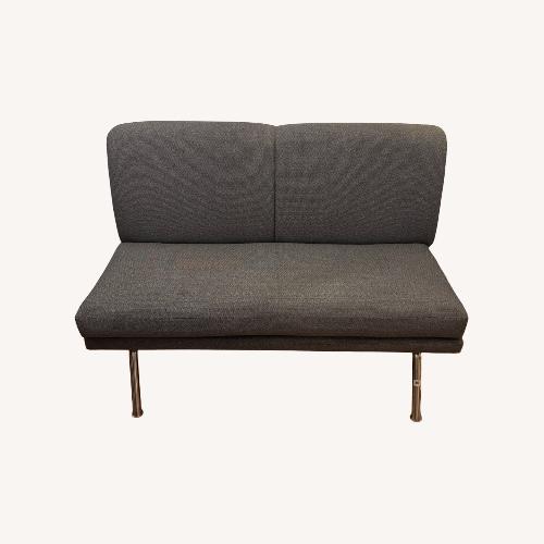 Used West Elm Dark Gray Fabric Dining Chair for sale on AptDeco