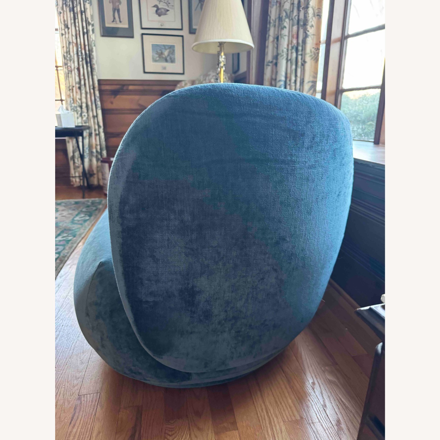 Ferm Living Blue Velvet 2 Seater Sofa - image-3