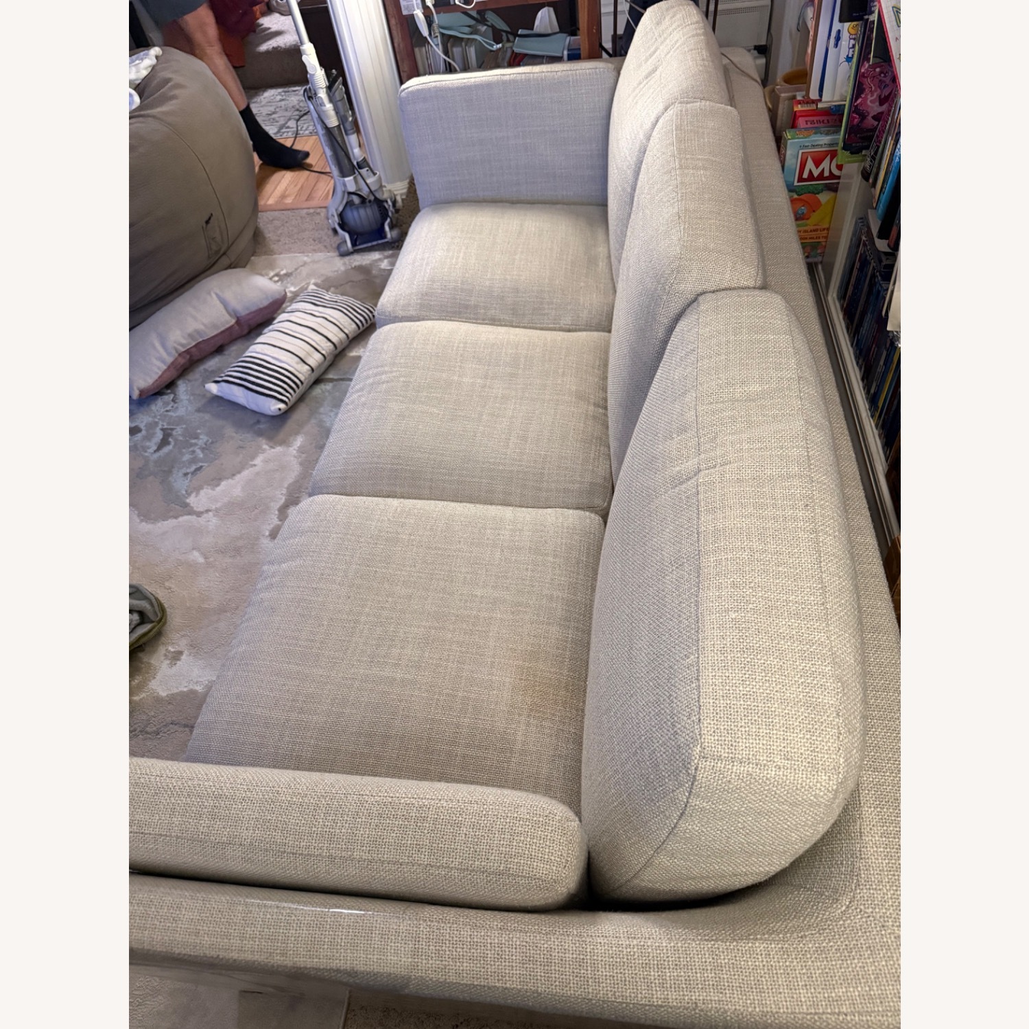 Article Light Gray Fabric 3+ Seater Sofa - image-2