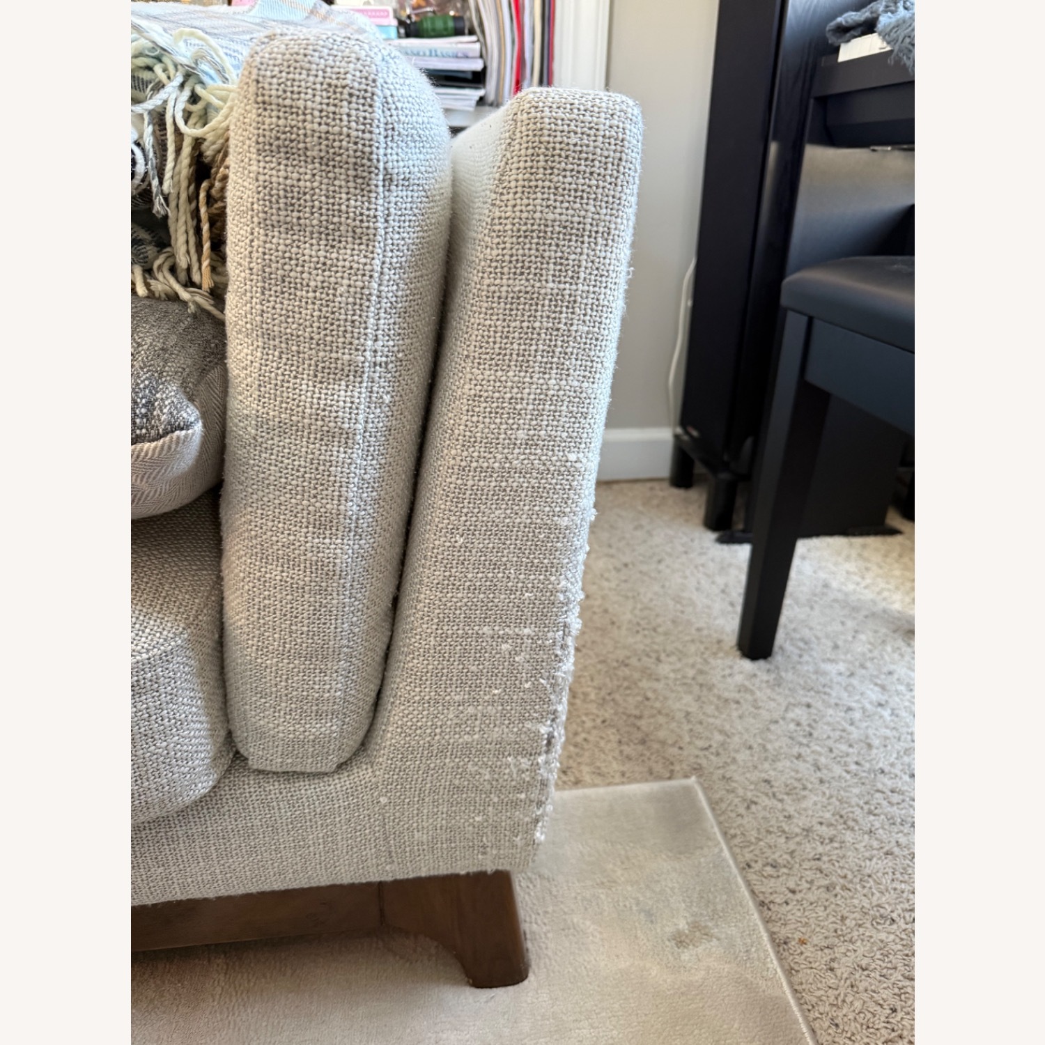 Article Light Gray Fabric 3+ Seater Sofa - image-9