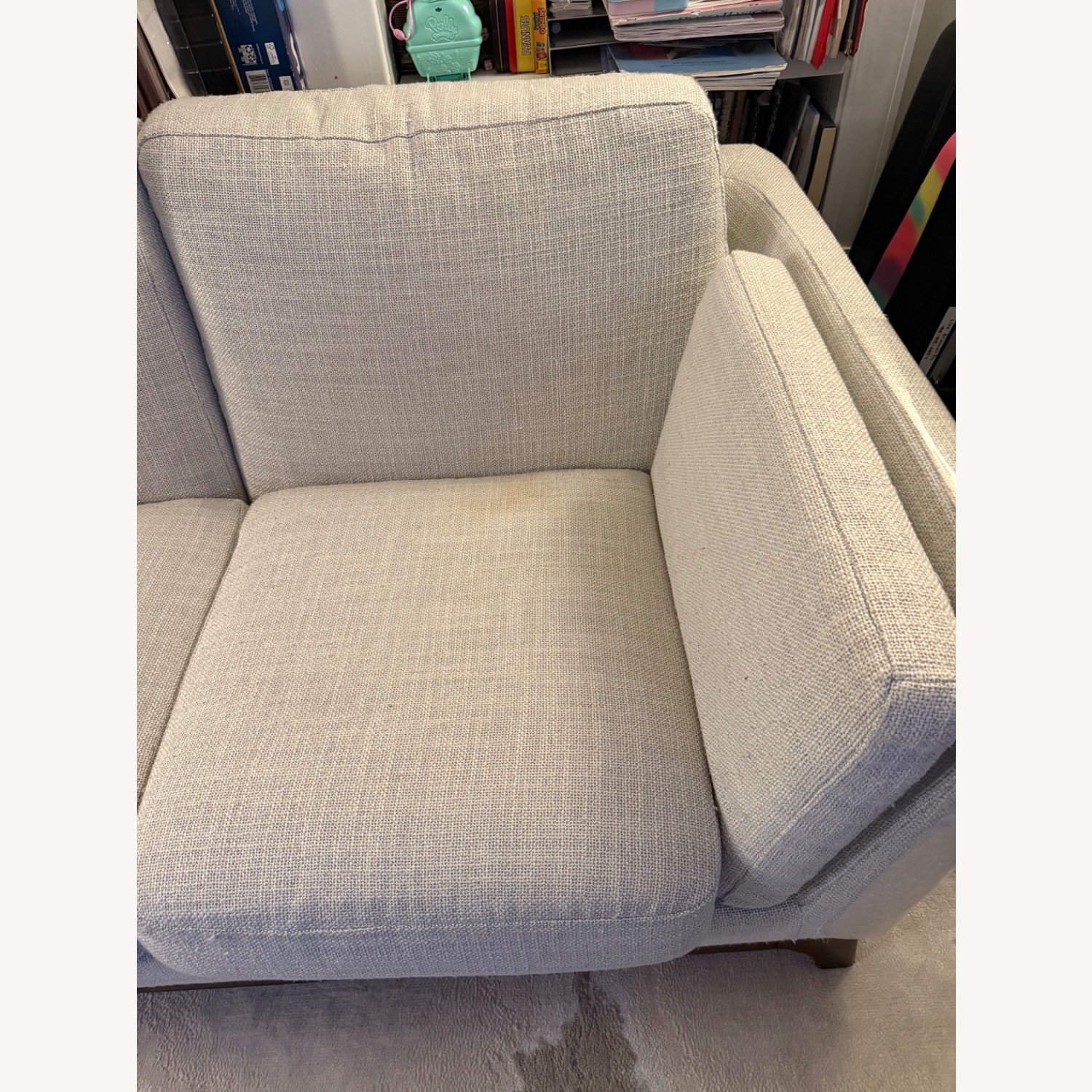 Article Light Gray Fabric 3+ Seater Sofa - image-5