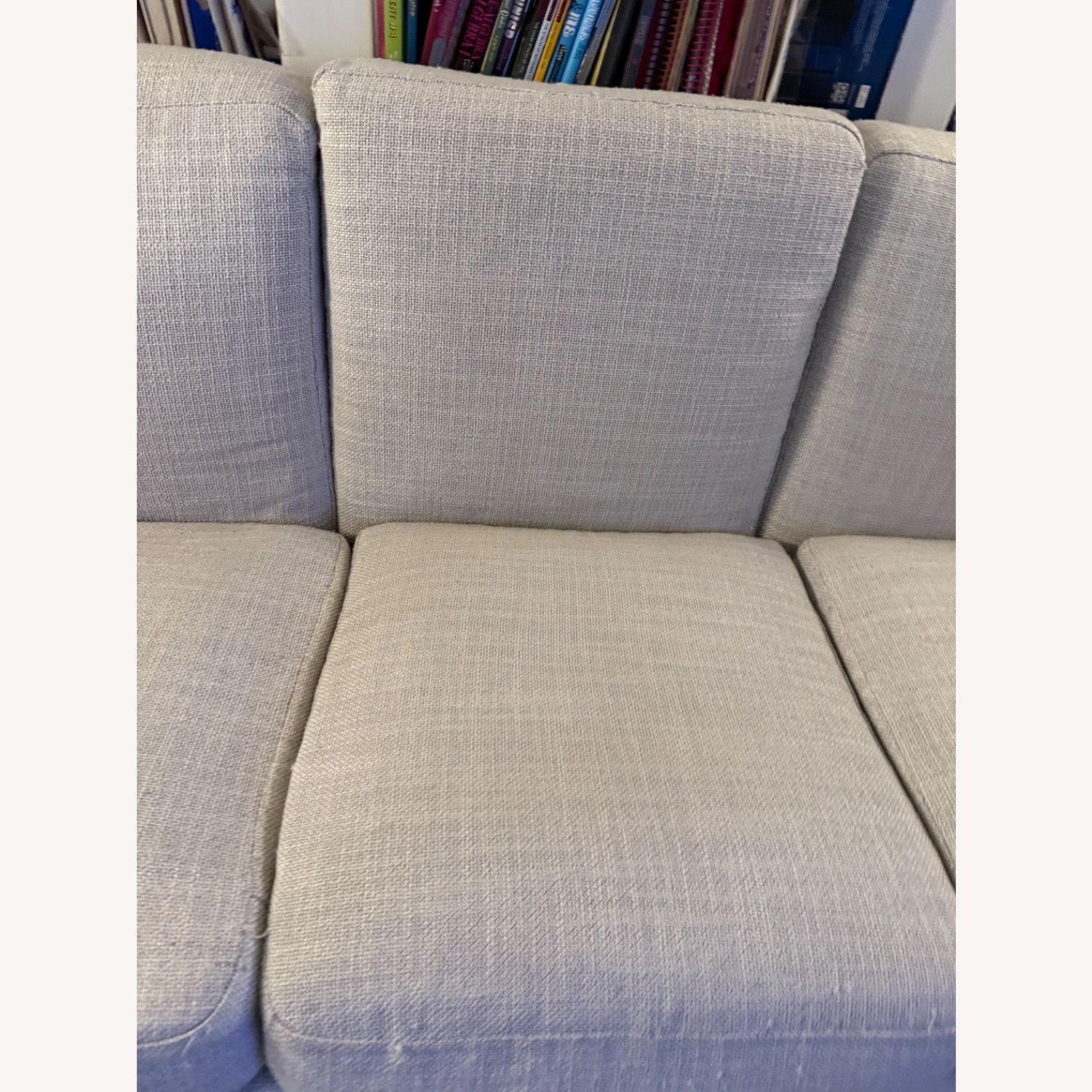 Article Light Gray Fabric 3+ Seater Sofa - image-4