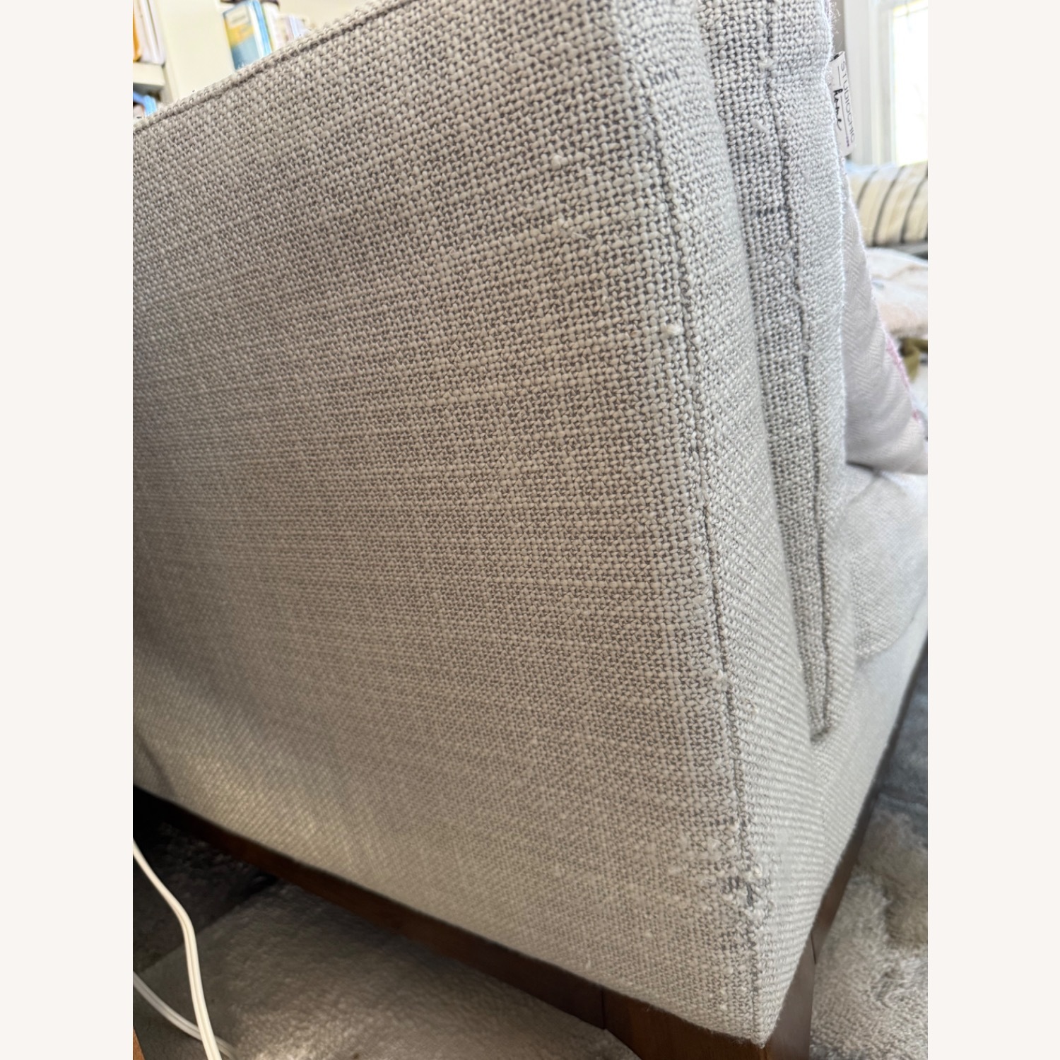 Article Light Gray Fabric 3+ Seater Sofa - image-8