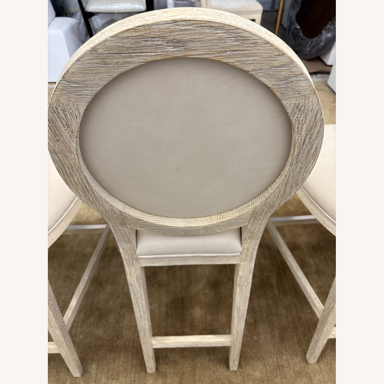 RH French Contemporary Leather Counter Stools (5) - image-7