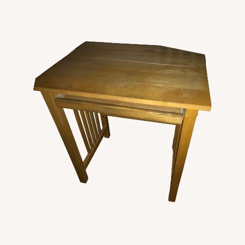 Used Natural Solid Wood Desk for sale on AptDeco