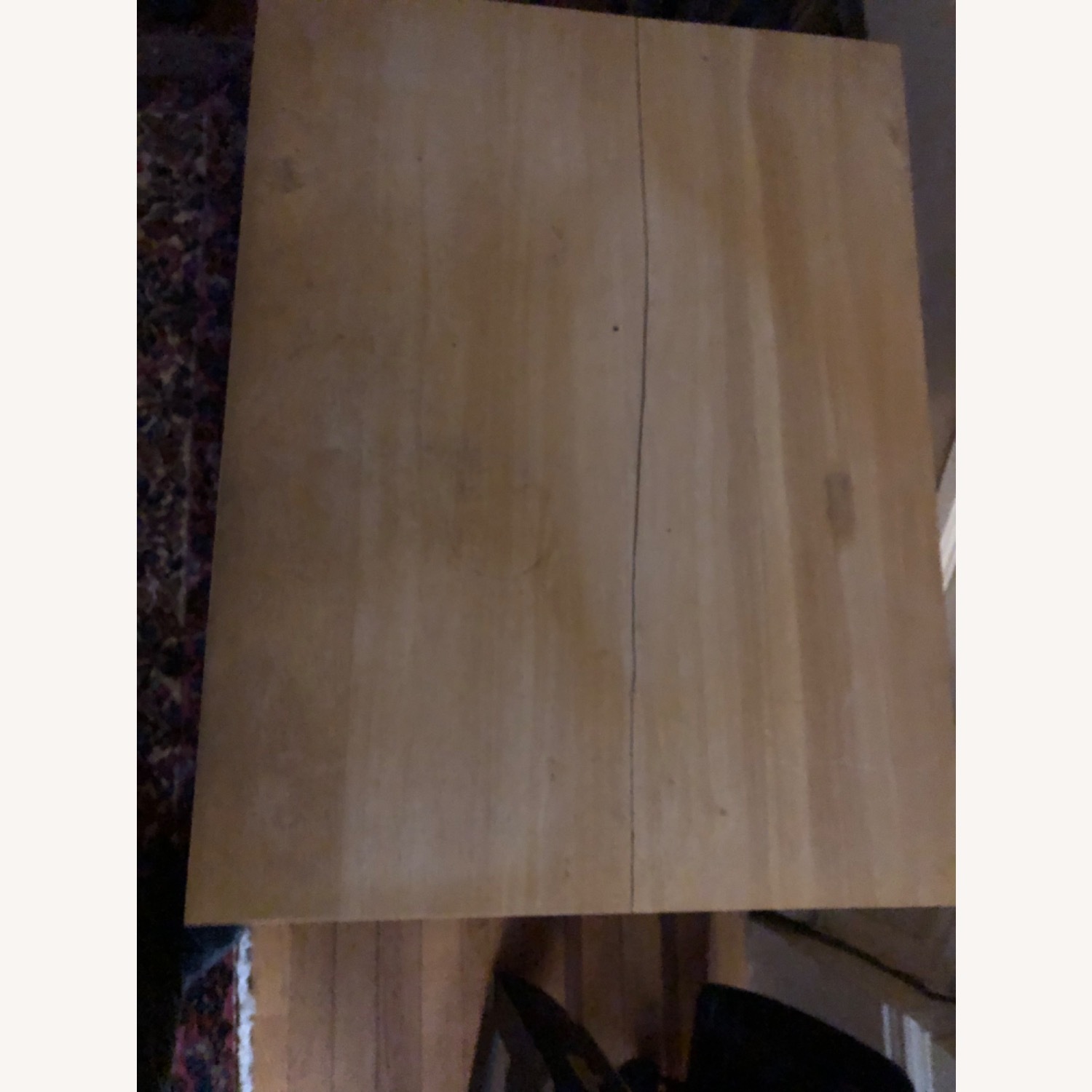 Natural Solid Wood Desk - image-3