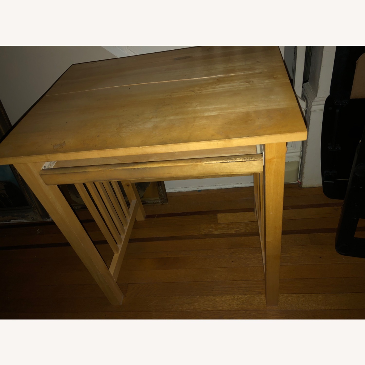 Natural Solid Wood Desk - image-2