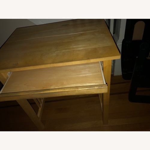 Used Natural Solid Wood Desk for sale on AptDeco