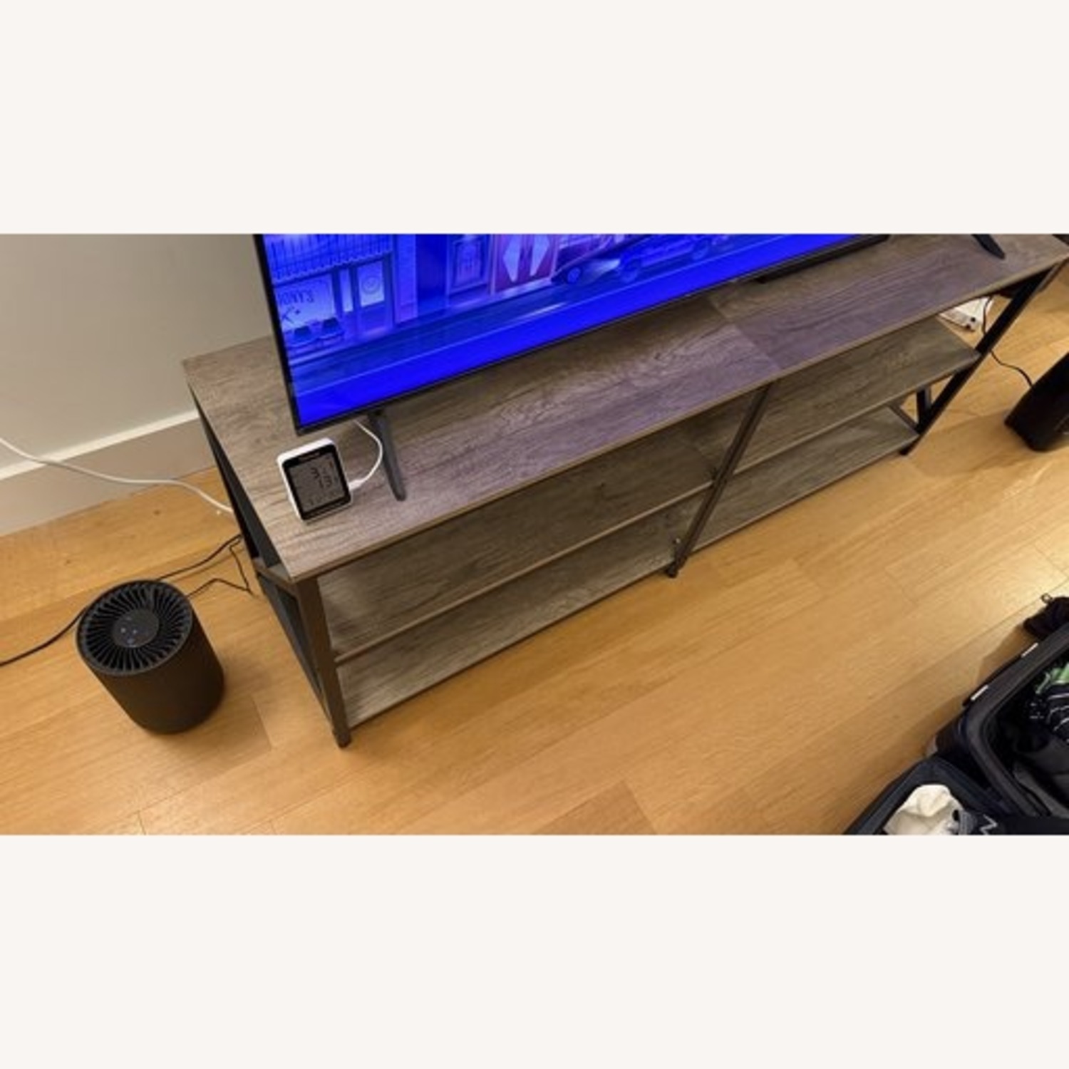 Amazon Light Gray Wood Coffee Table - image-3