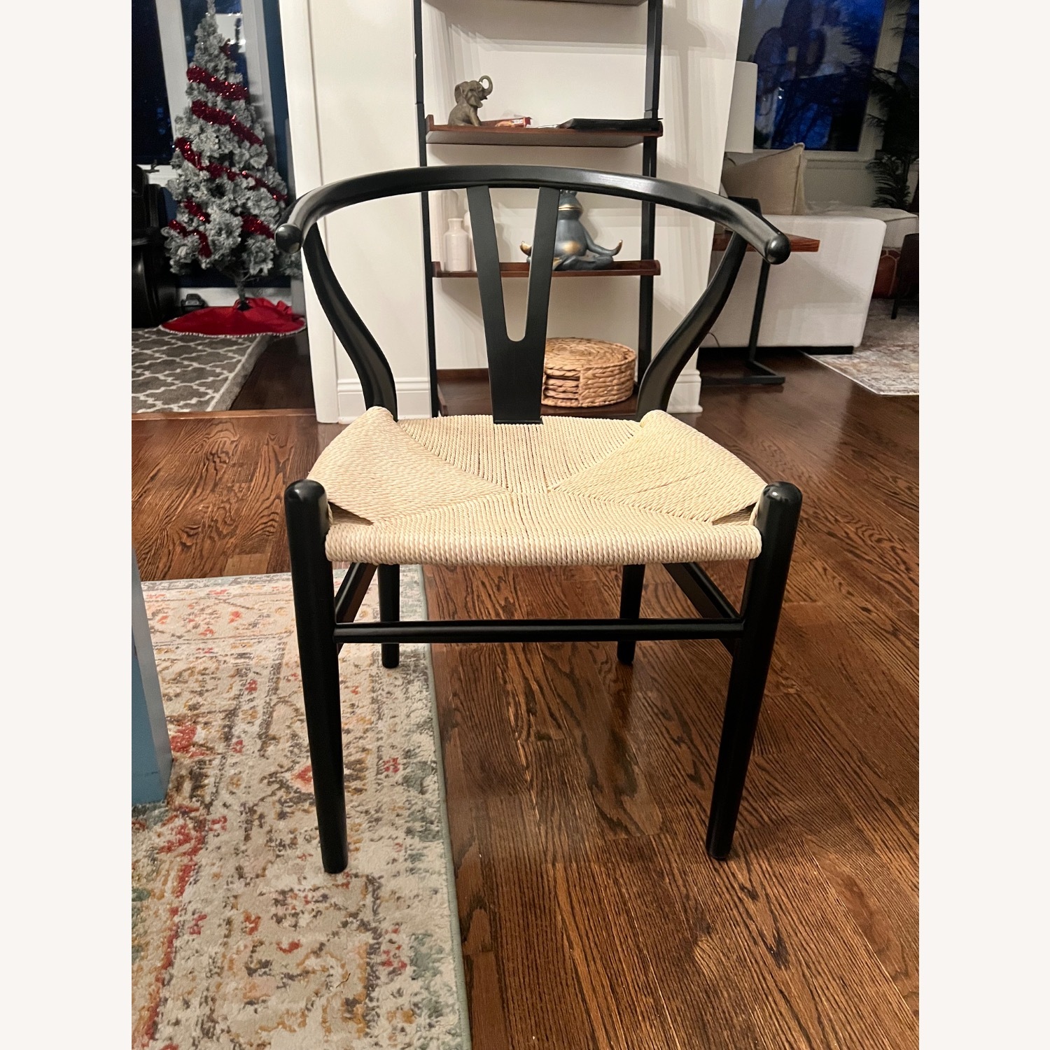 Poly and Bark Weave Black Dining Chairs - image-2