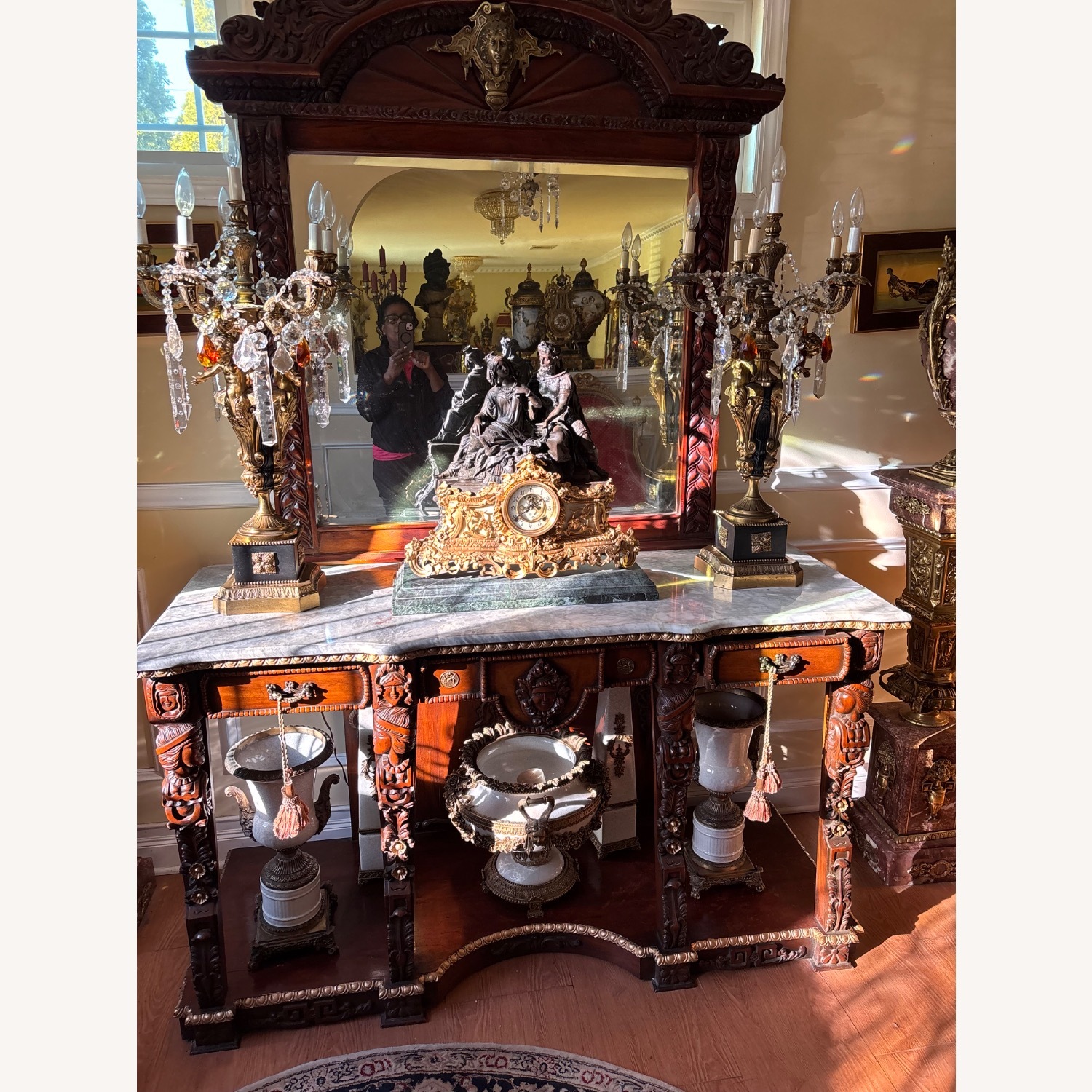 Antique Console Table  - image-2