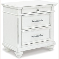 Ashley Furniture White Wood Side Table