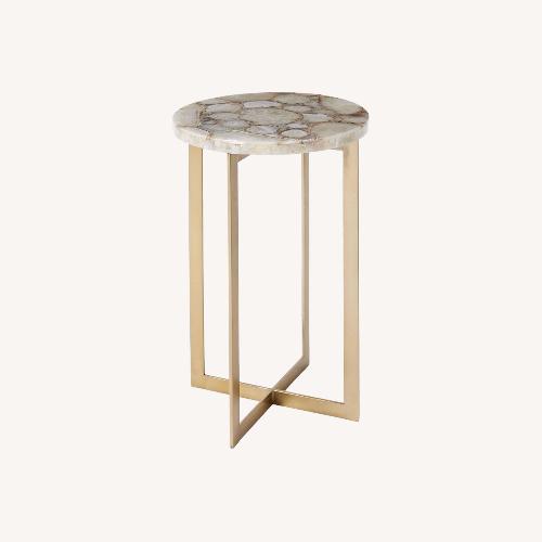 Used West Elm Agate Side Table (13") for sale on AptDeco