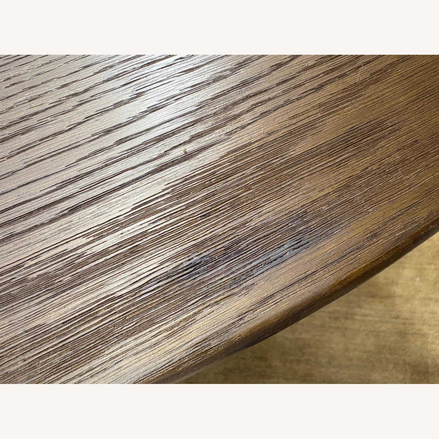 RH Aero Bistro Table 42" Oak | Antiqued Brass  - image-14