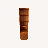 Mid Century Danish Modern Teak  Wood Bookcase