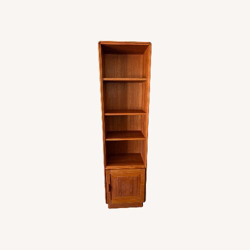 Used Mid Century Danish Modern Teak  Wood Bookcase for sale on AptDeco