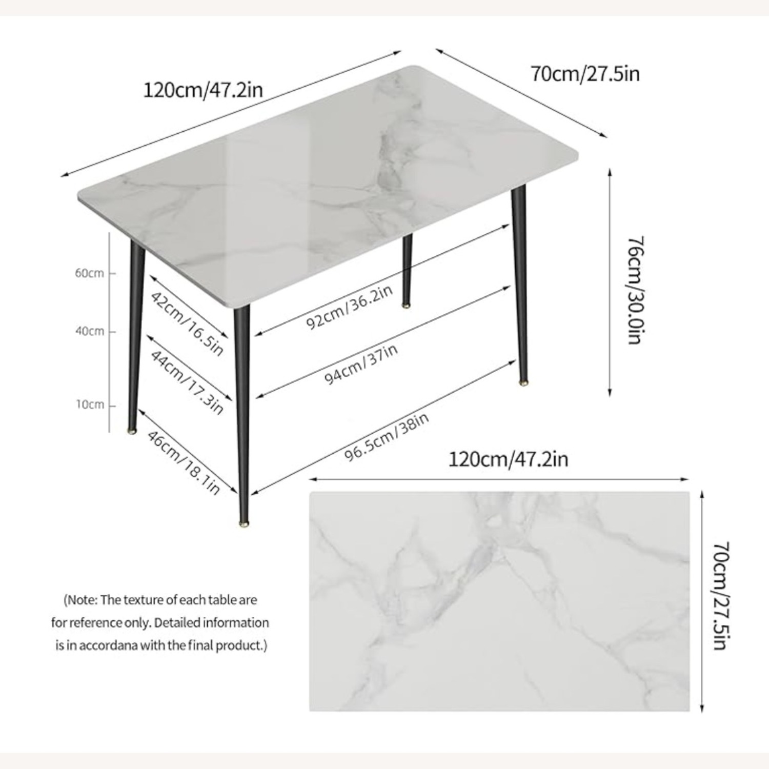 Wisfor Sintered Stone Dining Table - image-1