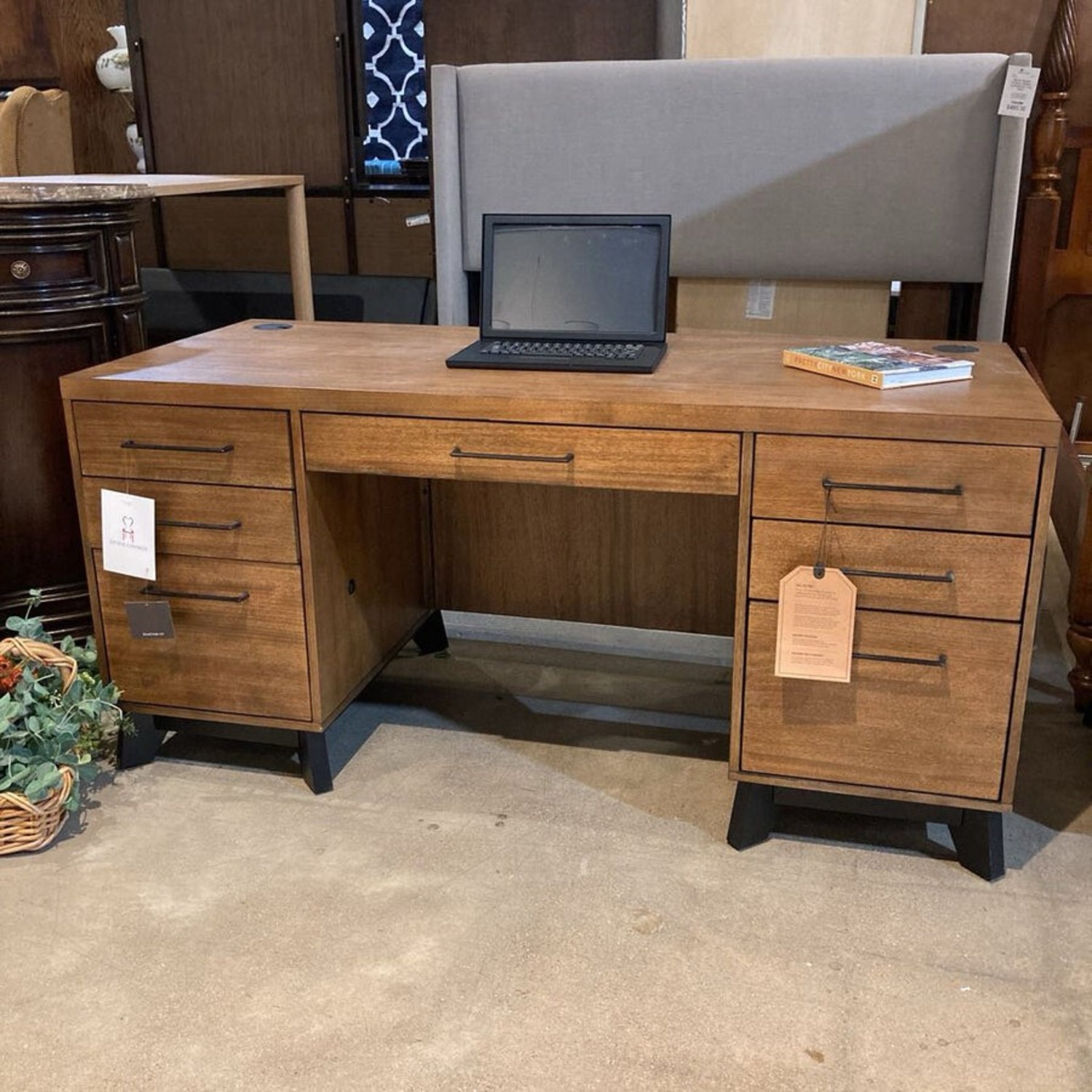 Avery Double Pedestal Executive Desk - image-2