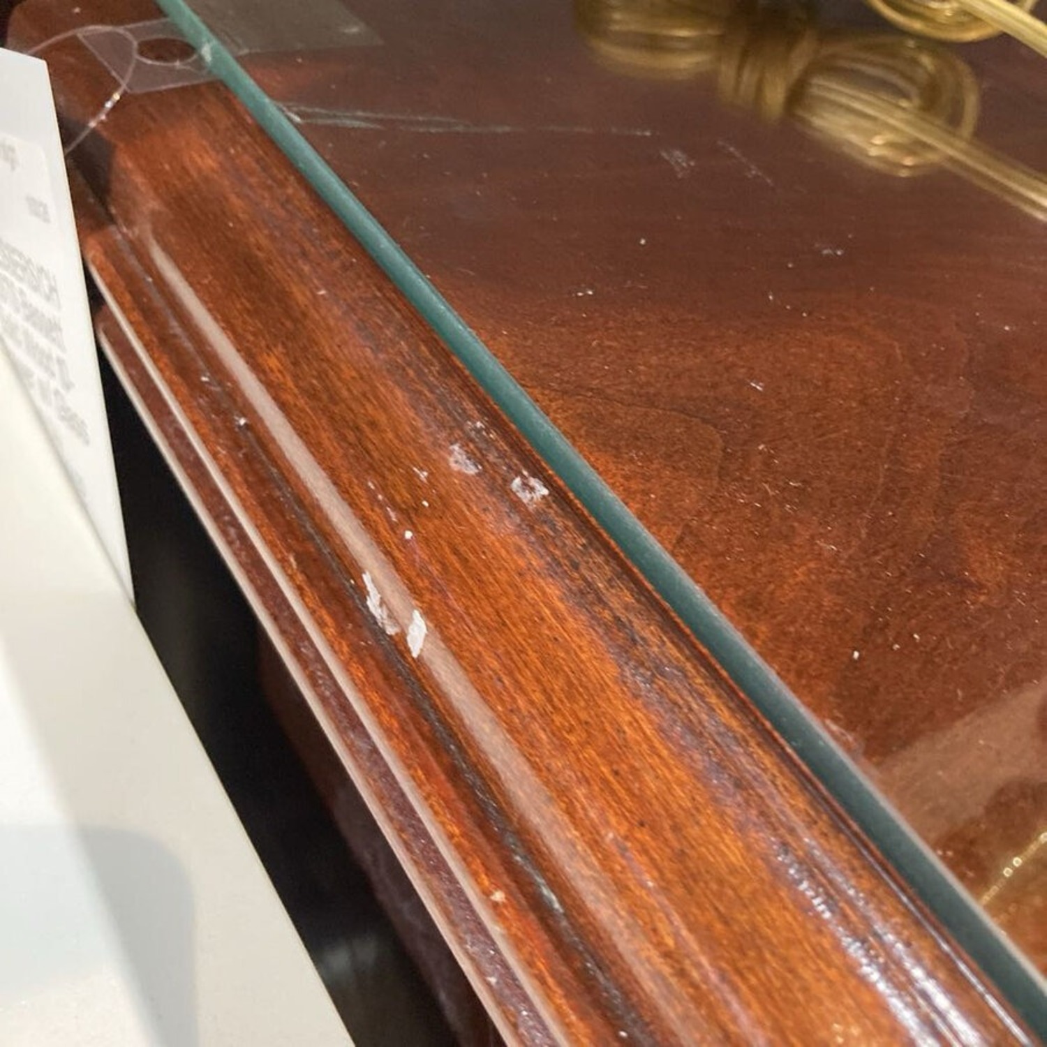 Bassett Solid Wood 10-Drawer w/ Glass Top Dresser - image-13