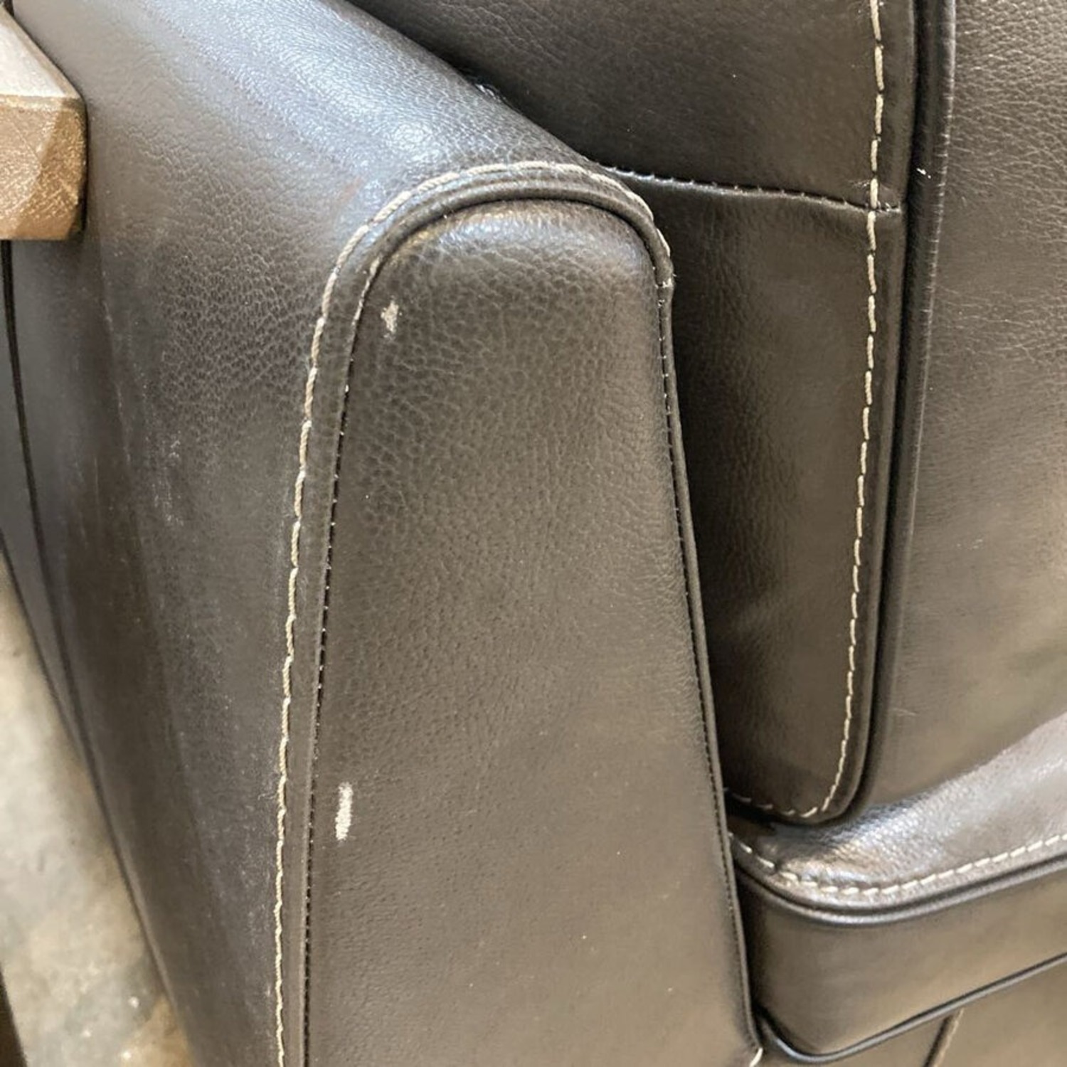 Macy's Myars Leather 3-Seat Sofa - image-5