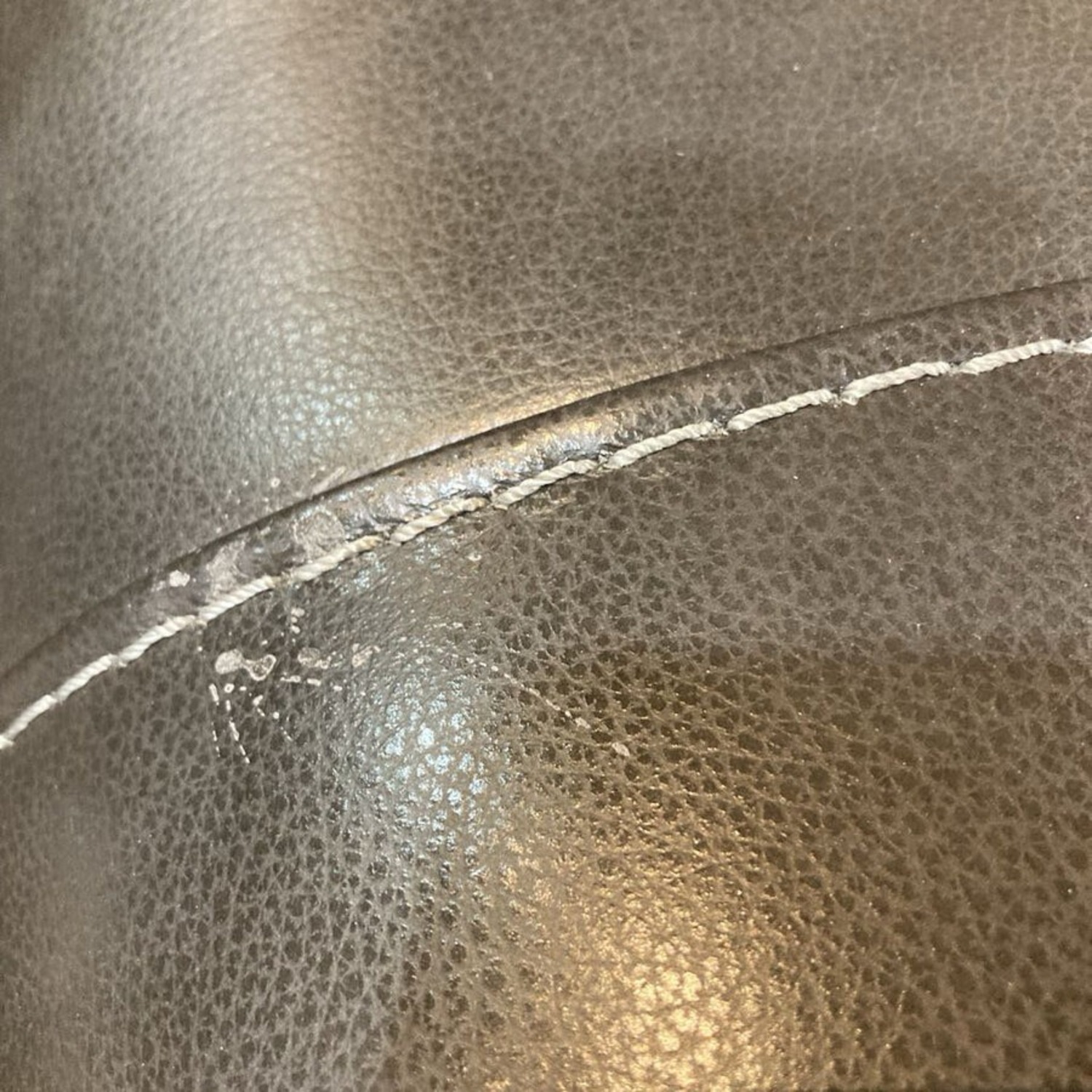 Macy's Myars Leather Chair & Ottoman  - image-9