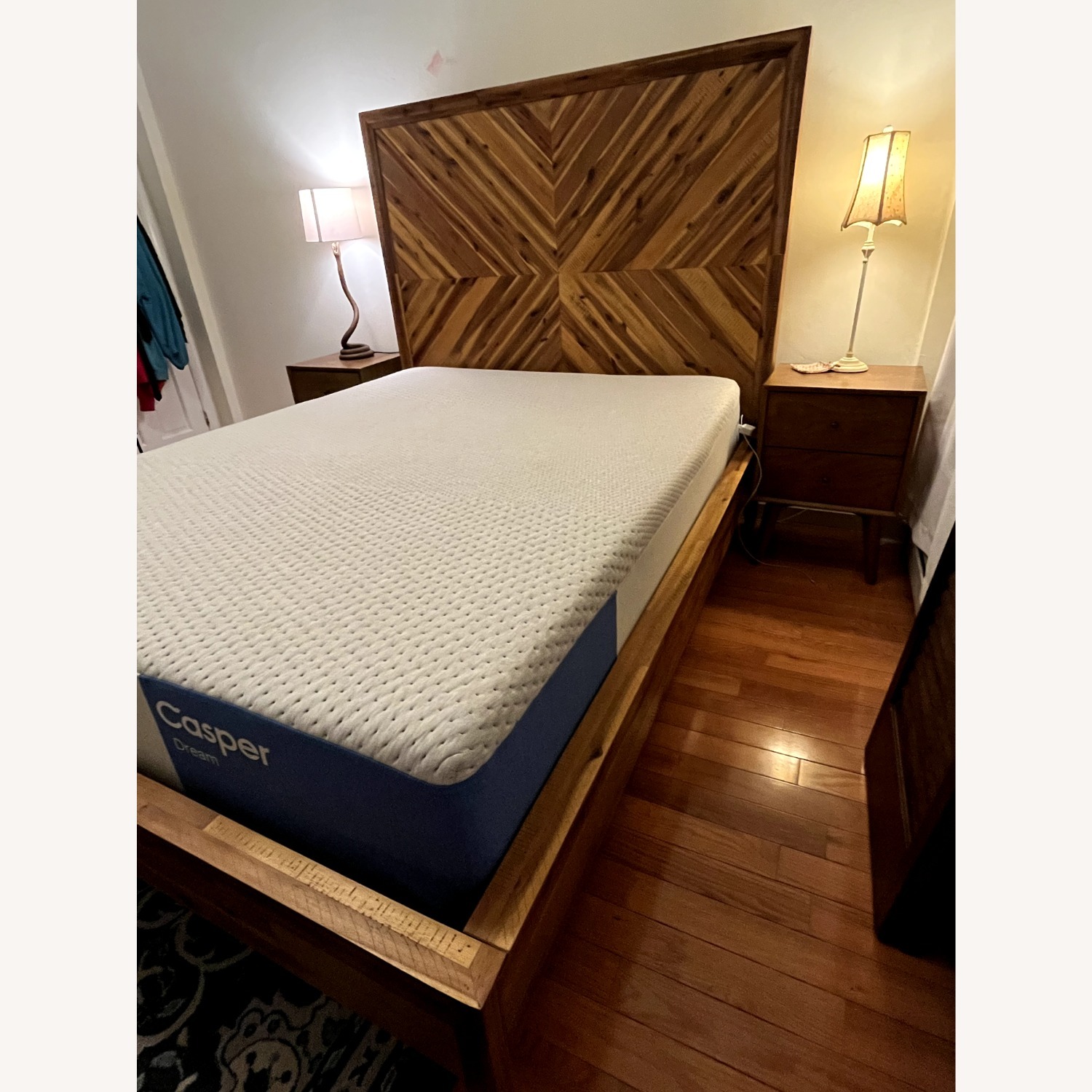 West Elm Alexia Light Brown Wood Queen Bed - image-2