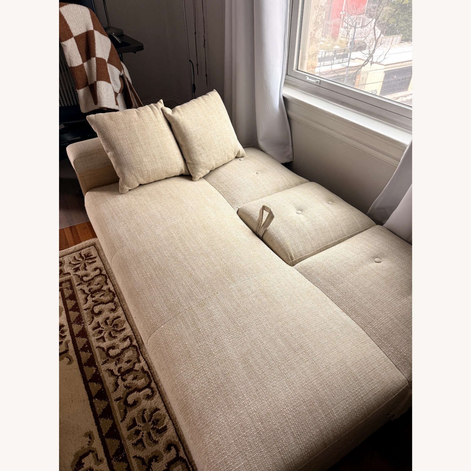 Wayfair Natural Futon - image-1