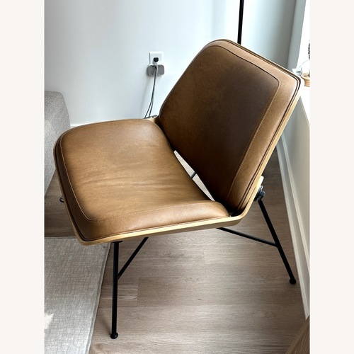 Used Vesper Leather Lounge Chair for sale on AptDeco