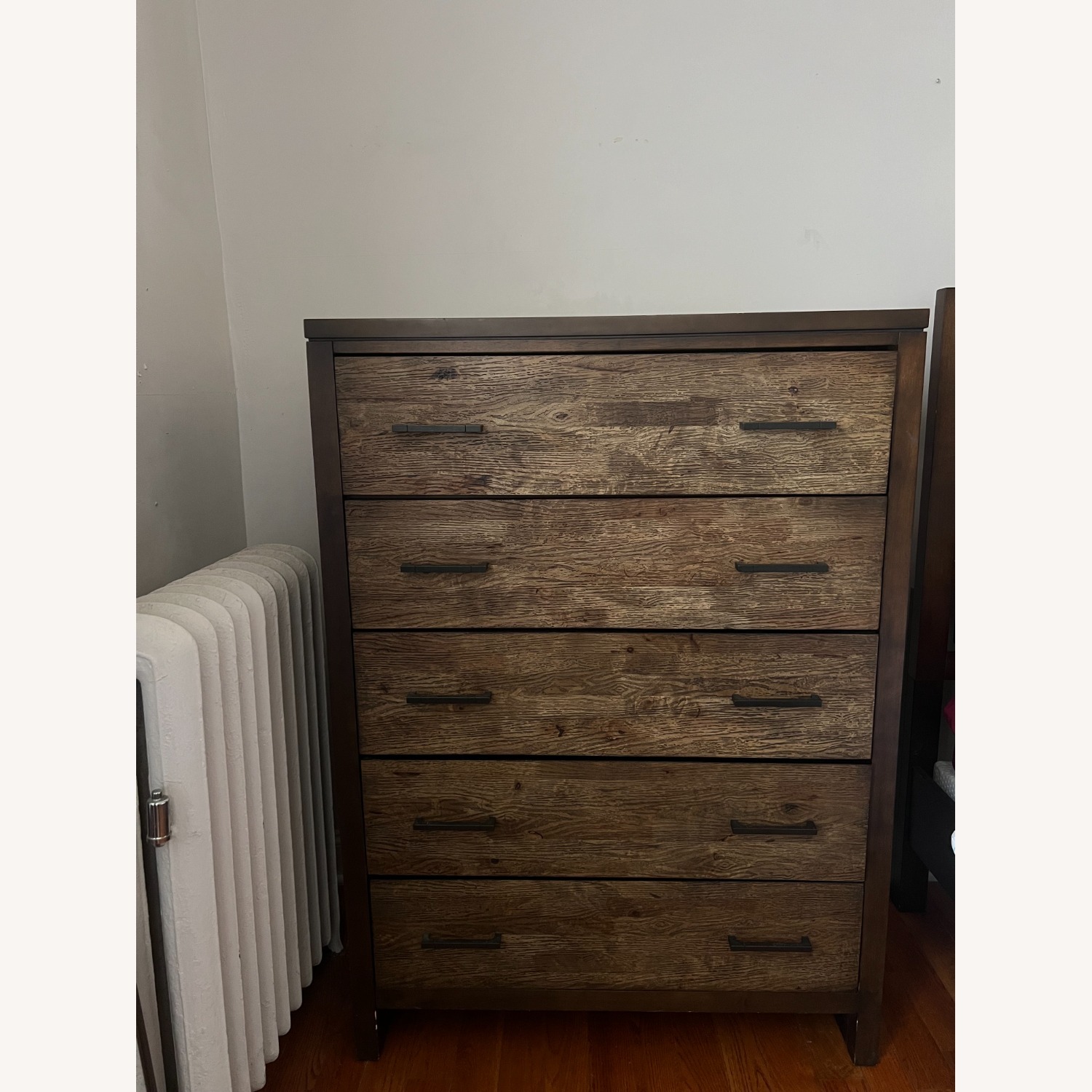 Raymour & Flanigan Larkspur Dark Brown Wood Chest - image-5