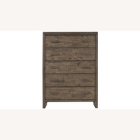 Raymour & Flanigan Larkspur Dark Brown Wood Chest