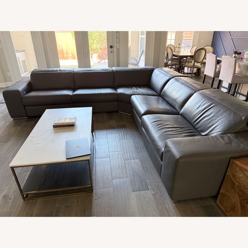 Used Copenhagen Living Light Gray 5 Seater Sofa for sale on AptDeco