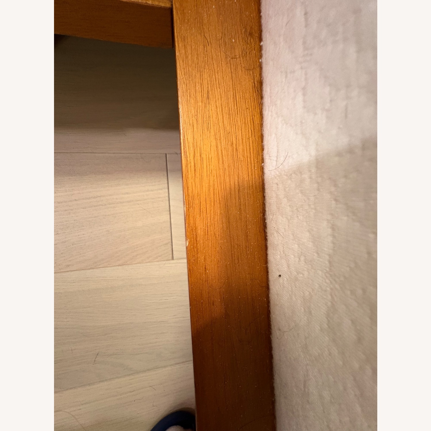 CB2 Andes Acacia Wood Platform King Bed with Nightstands - image-5