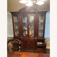 Dark Brown Wood Unit