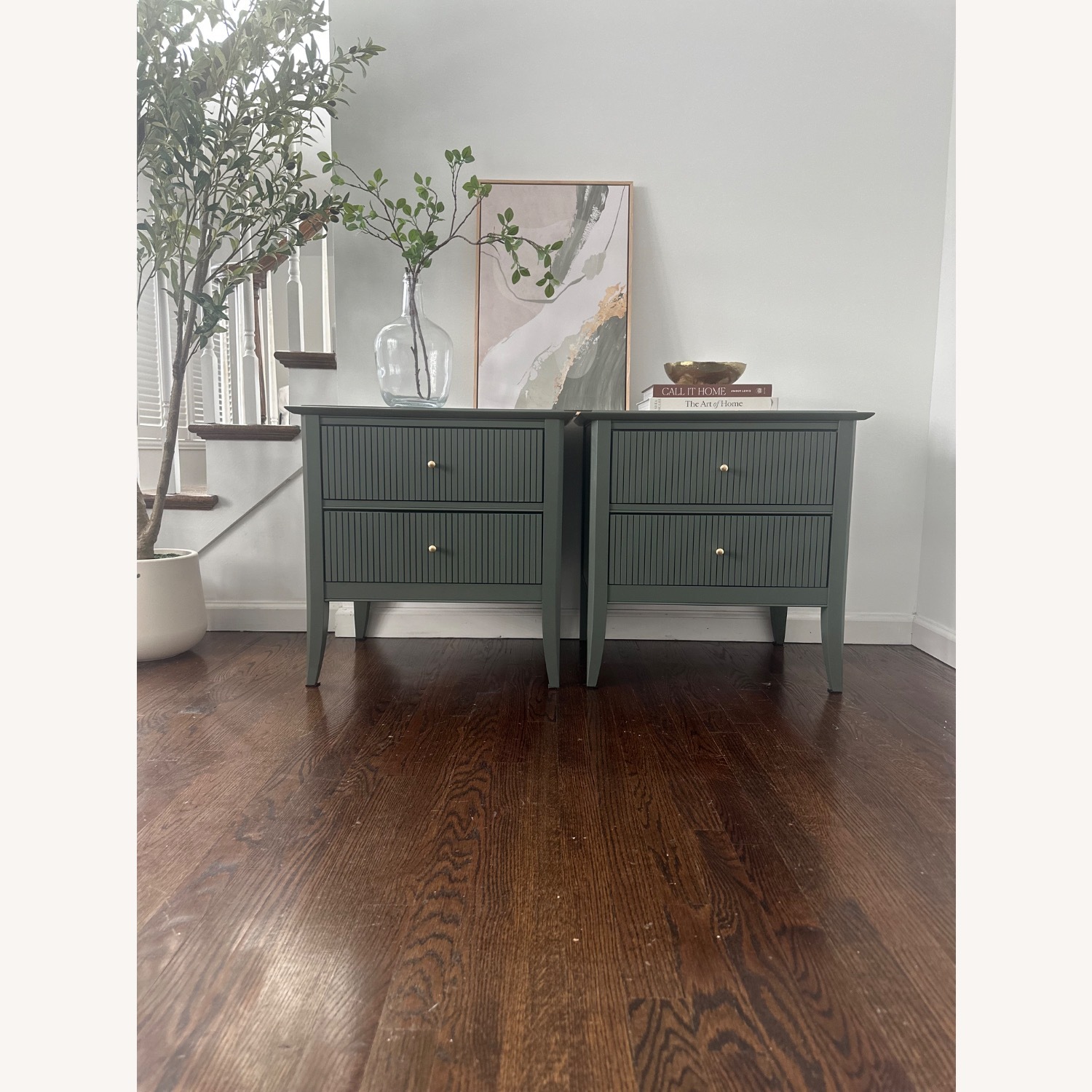 Mid Century Pair of Baronet Nightstands  - image-1