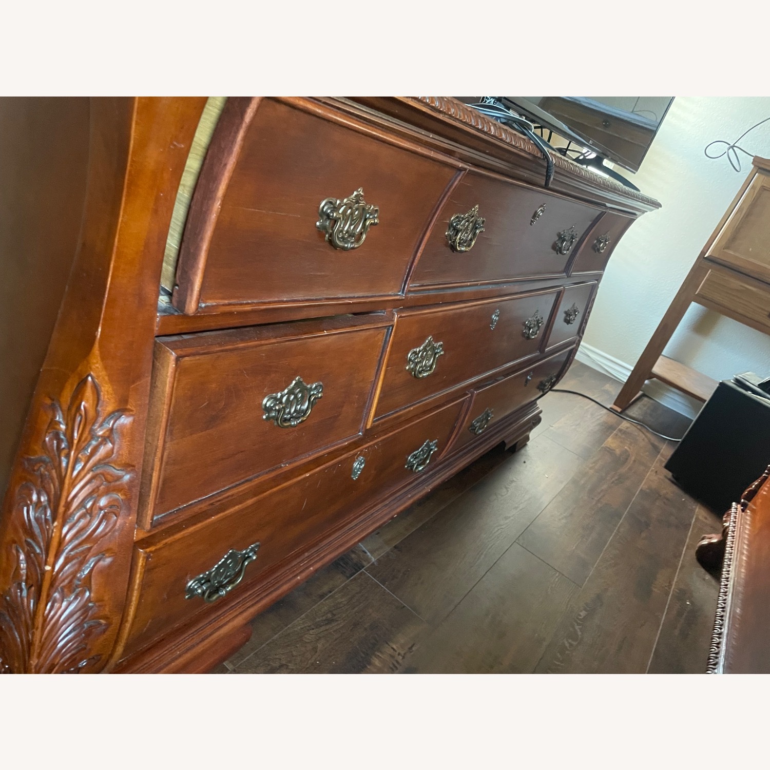 Dark Brown Dresser - image-2
