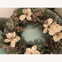 Frontgate Winward Magnolia Wreath Wall Decor