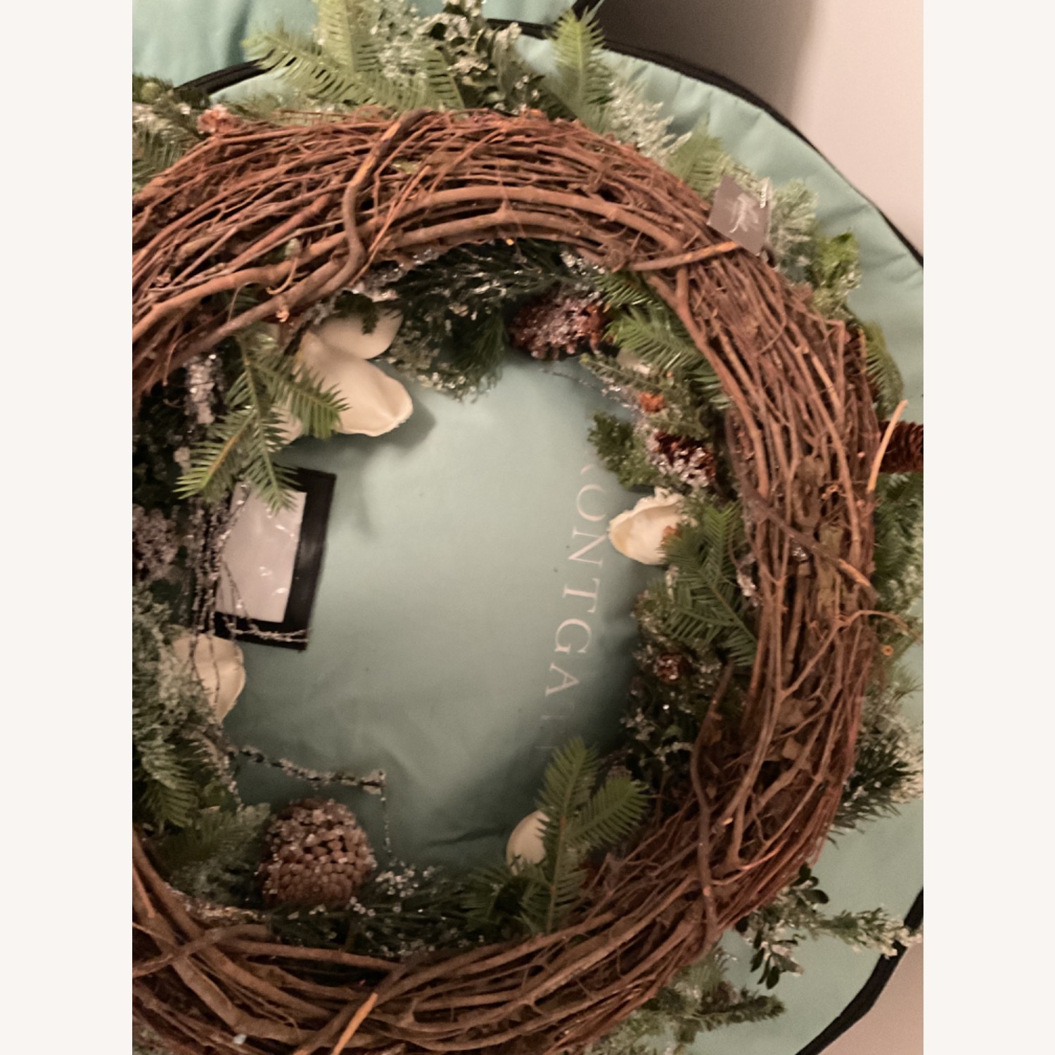 Frontgate Winward Magnolia Wreath Wall Decor - image-4