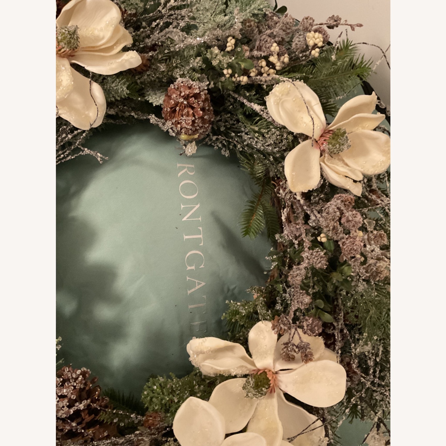 Frontgate Winward Magnolia Wreath Wall Decor - image-5
