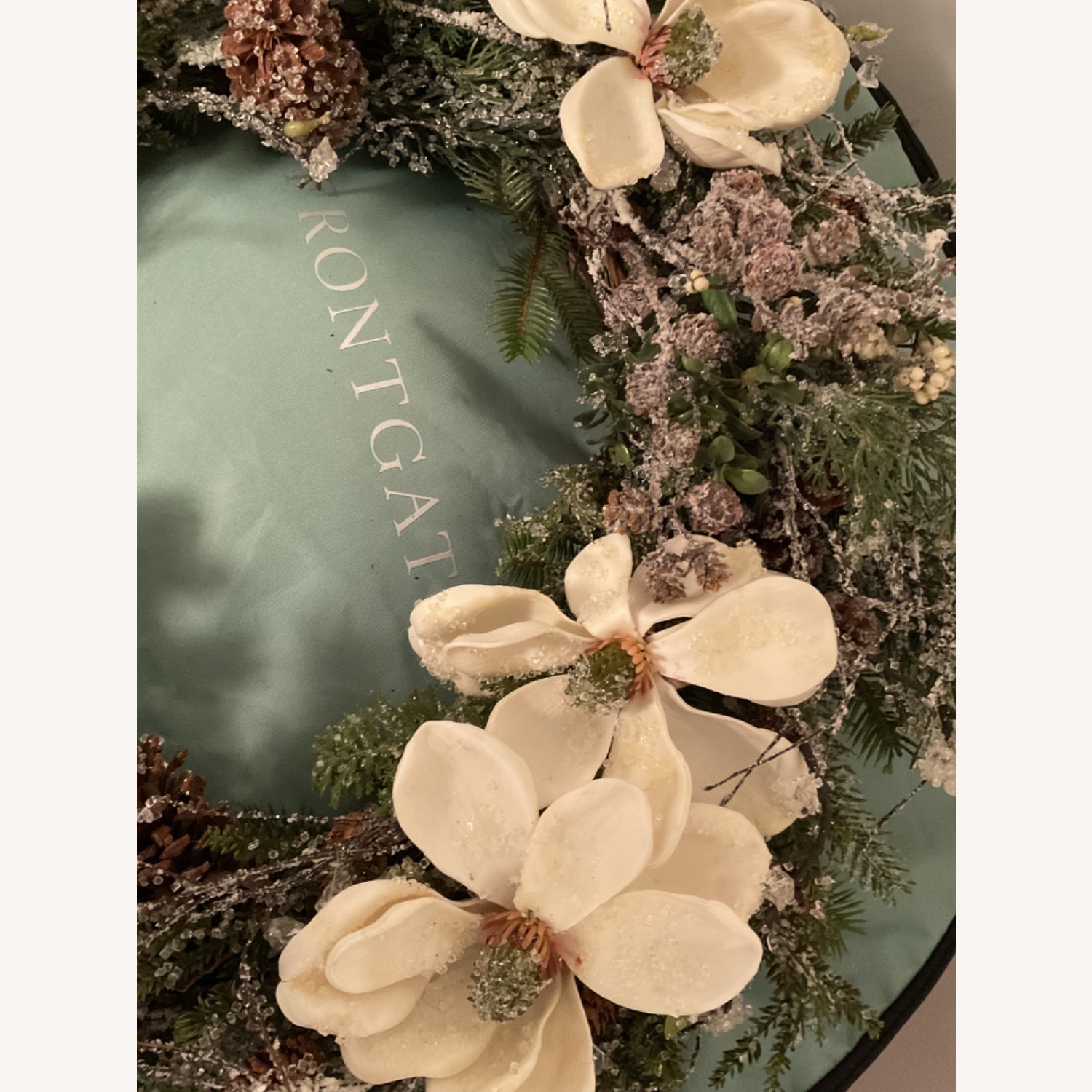Frontgate Winward Magnolia Wreath Wall Decor - image-6