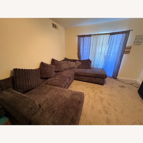 Used Dark Grey 3- piece Sectional  for sale on AptDeco