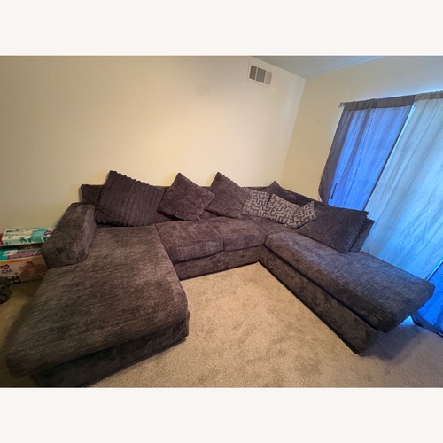 Used Dark Grey 3- piece Sectional  for sale on AptDeco