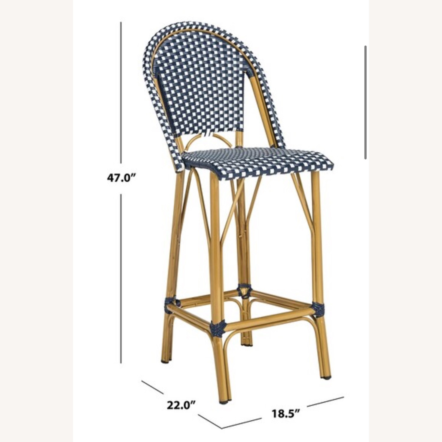 Safavieh Rattan Barstool/Counter Stool - image-1