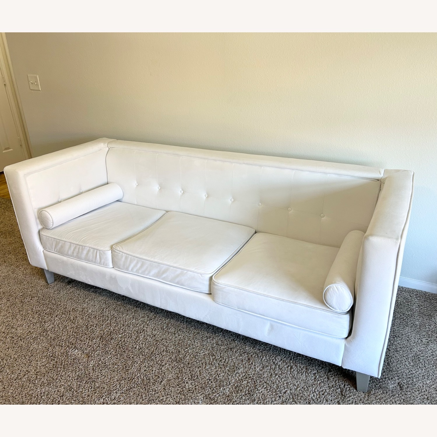Naomi Home Audrey Sofa - White - image-2