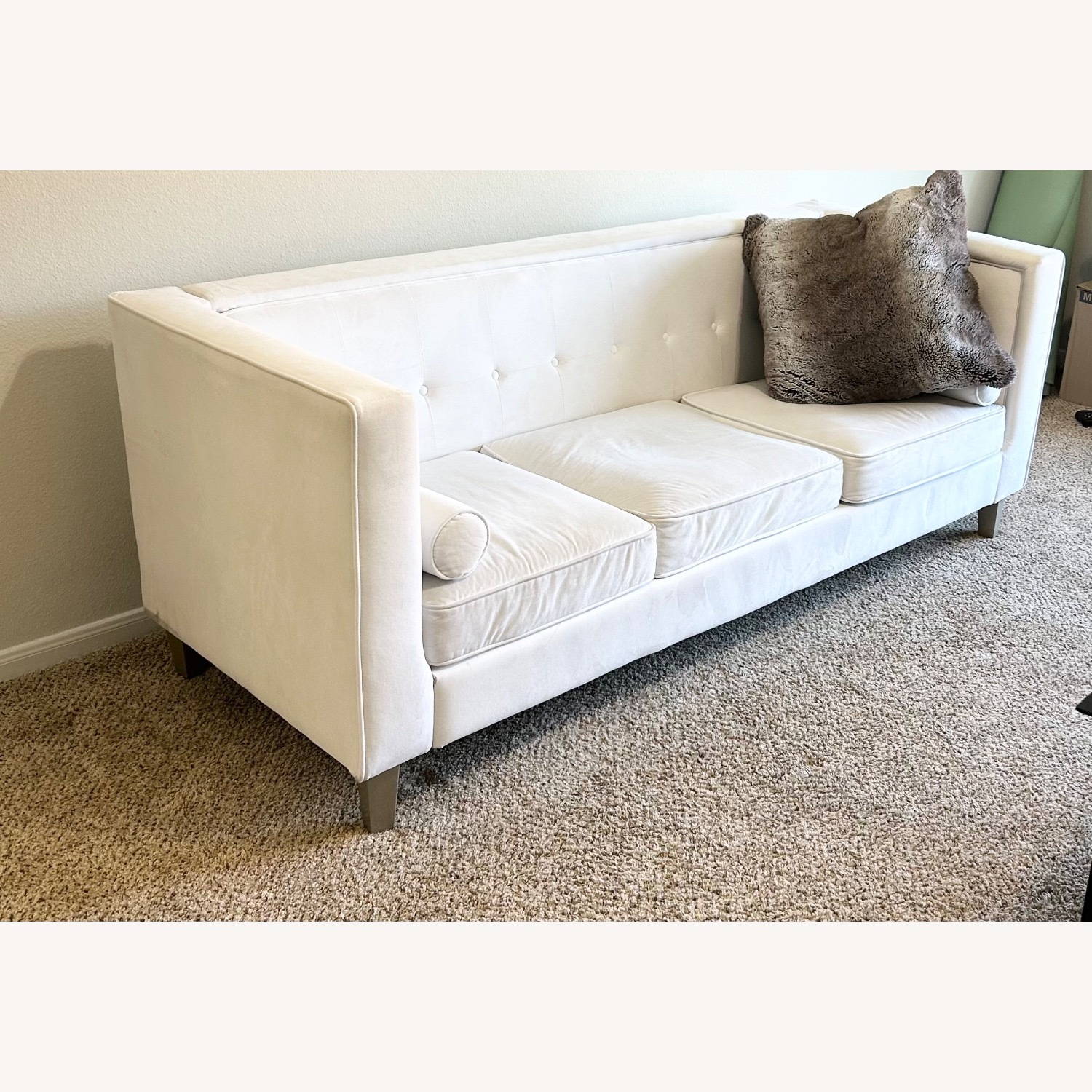 Naomi Home Audrey Sofa - White - image-1