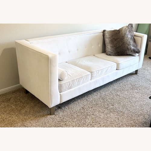 Used Naomi Home Audrey Sofa - White for sale on AptDeco