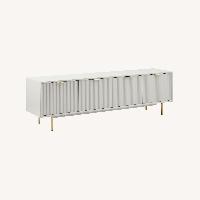 West Elm Quinn White Media Storage